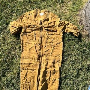 Collection lab dip brown jumpsuit